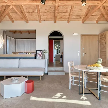 Artblue Villas Tsoukaládhes Buitenkant foto