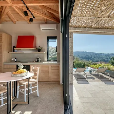 Artblue Villas Tsoukaládhes Buitenkant foto